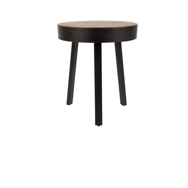 Luxury Furnitures Suri 21'' Tall Solid Wood 3 Legs End Table Wayfair